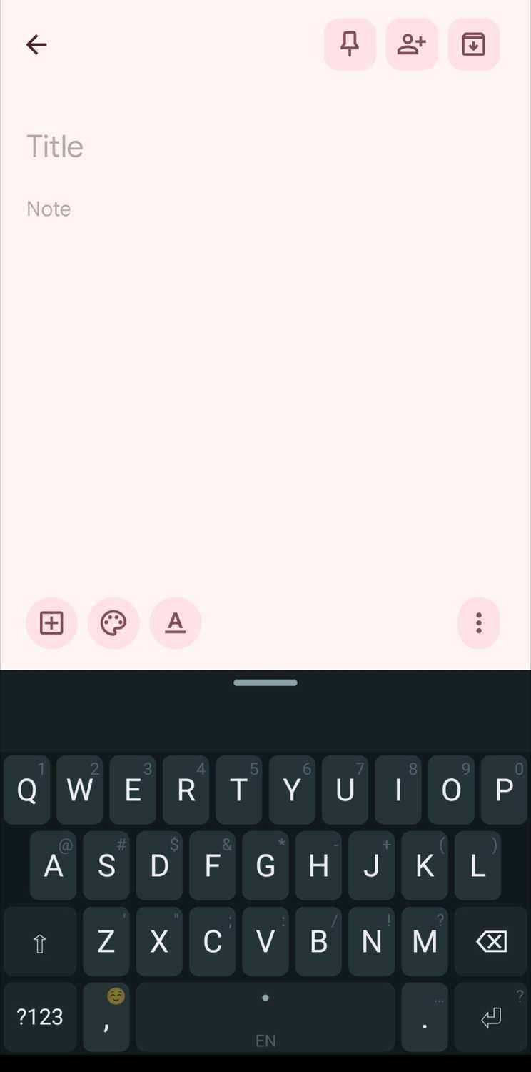 kinetica keyboard dark theme