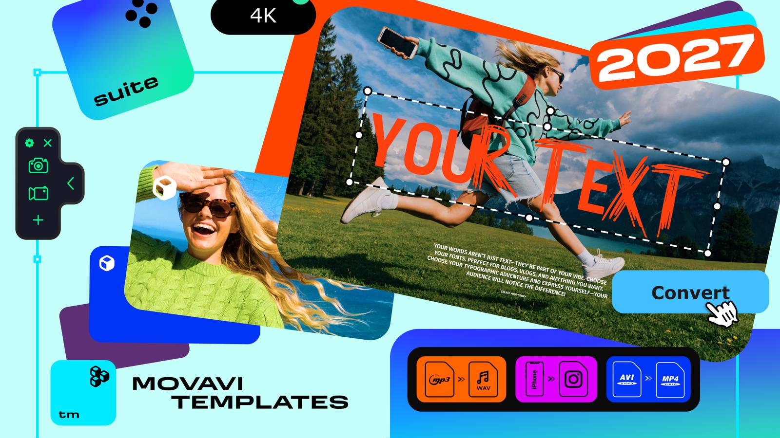 Movavi Video Editor 2027 внедряет модульные блоки для гибкого монтажа Интерфейс Movavi Video Editor с демонстрацией функций шаблонов