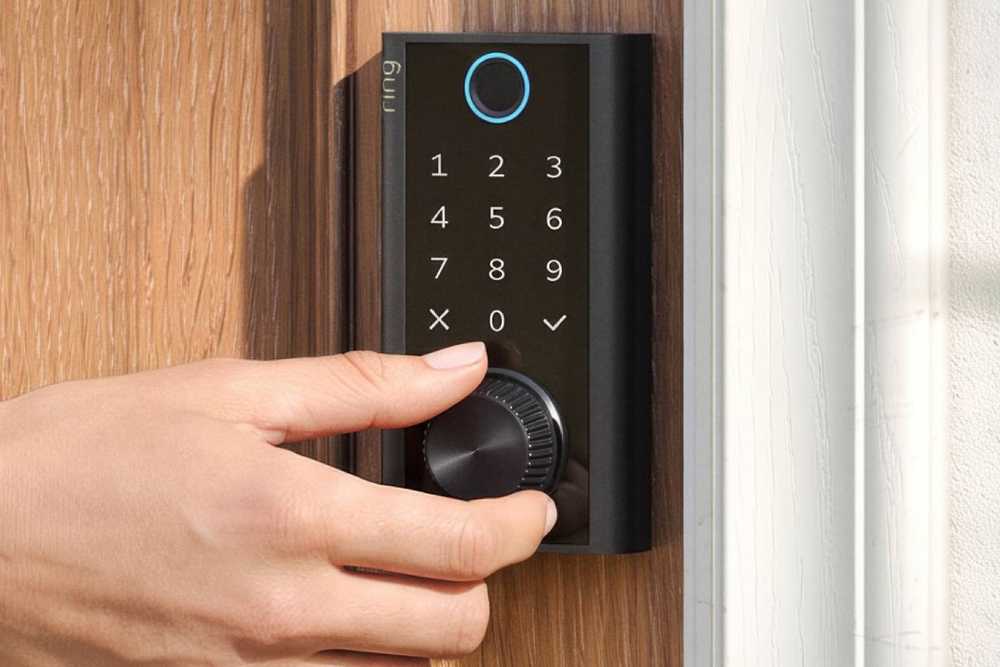 Конструкция смарт-замка Ring Корпус замка Ring Smart Lock с сенсорной клавиатурой