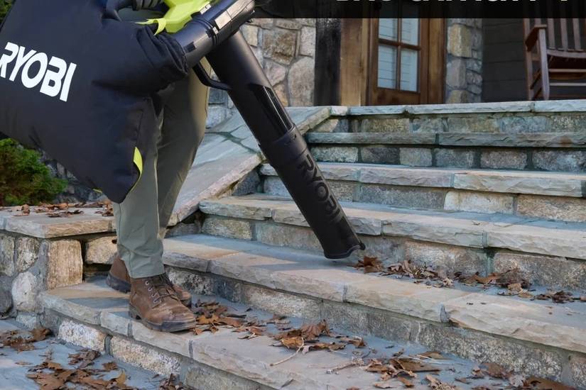 Ryobi 40V HP Leaf Vacuum Bag Capacity