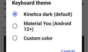 kinetica keyboard themes