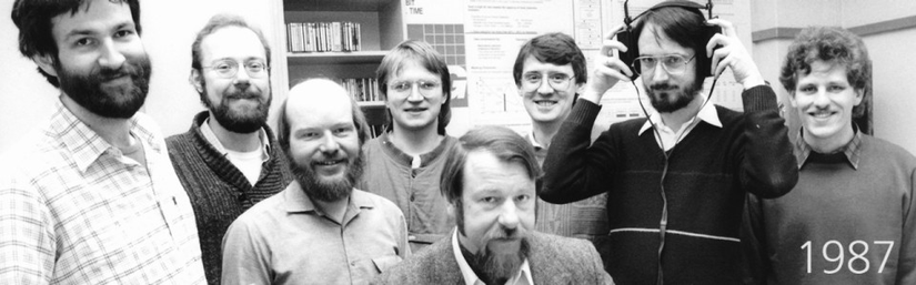 The mp3 inventor team in 1987