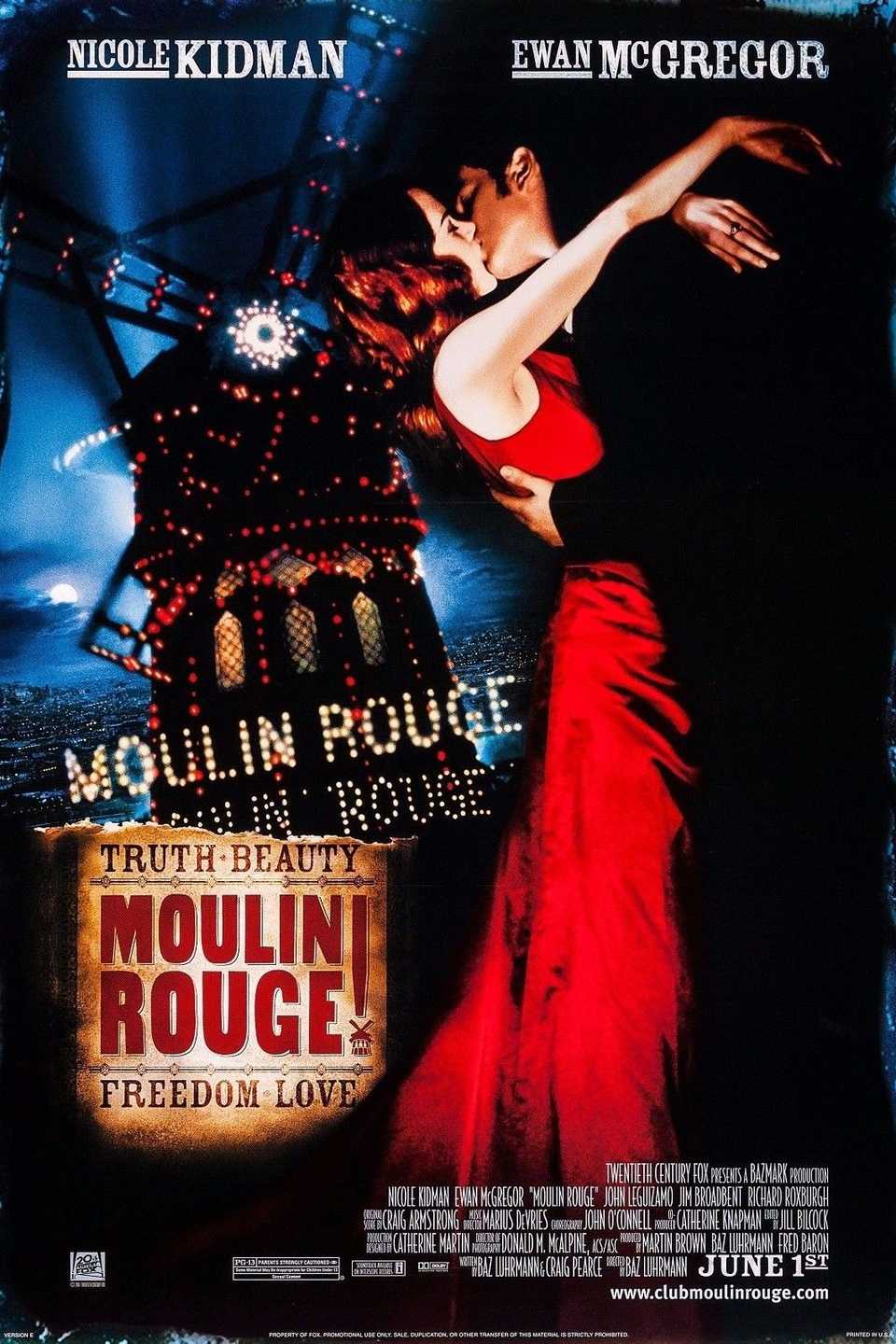 Moulin Rouge Movie Poster