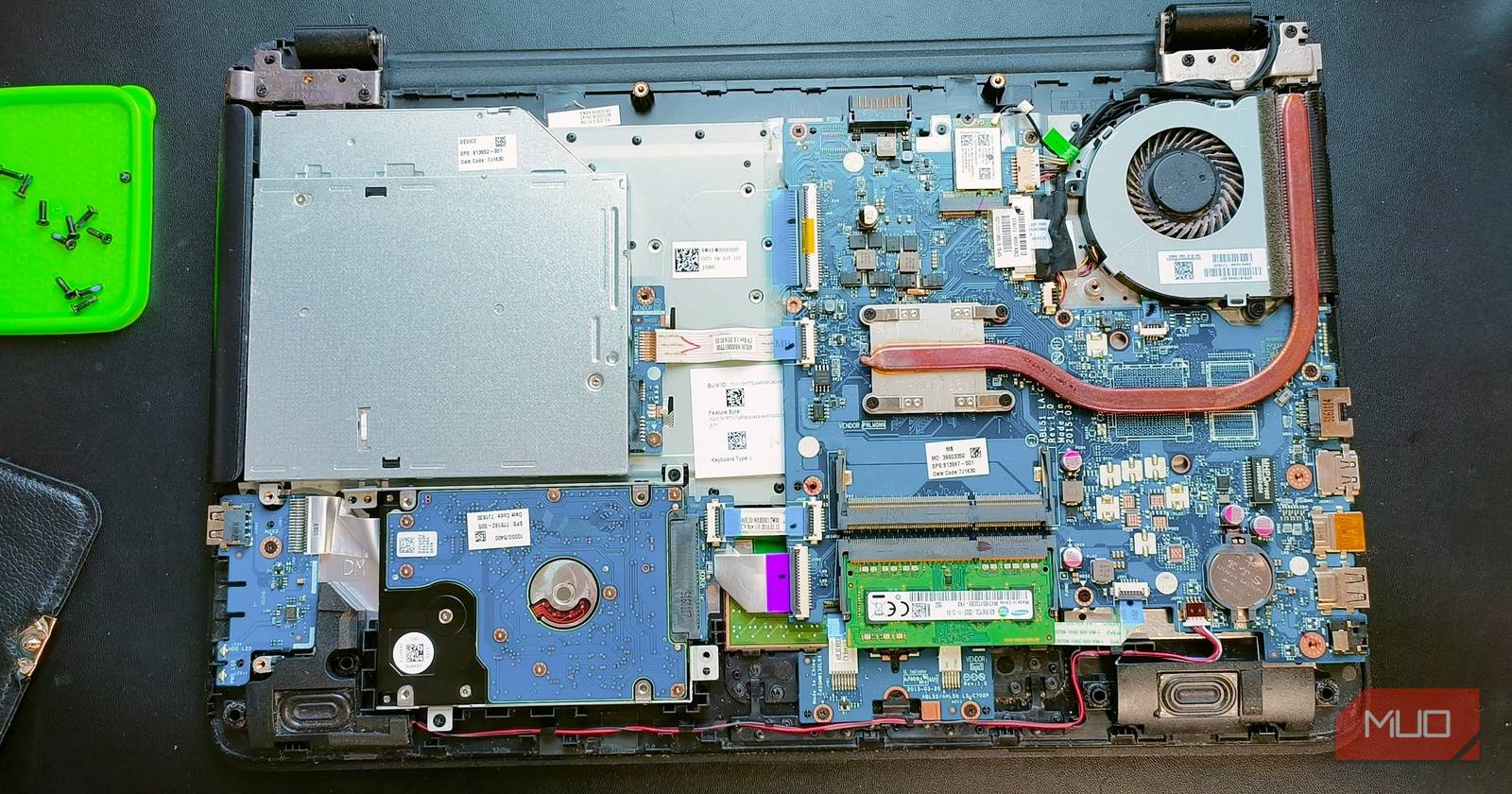 Laptop Inside How to Install an SSD In a Laptop to Improve Performance