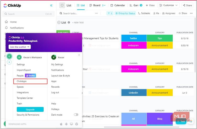 Click Up Interface Language A Beginner’s Guide to ClickUp Automations