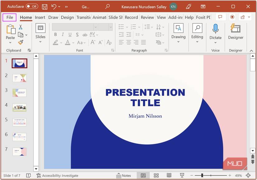 PPTTページ Export to PowerPoint - Preceden Support