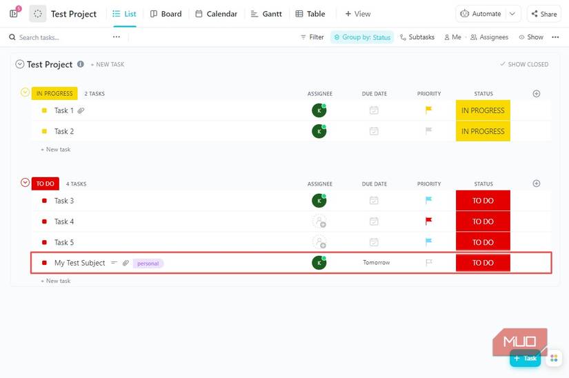 Click Up Task Example How to Turn Emails Into Tasks and Comments With ClickUp