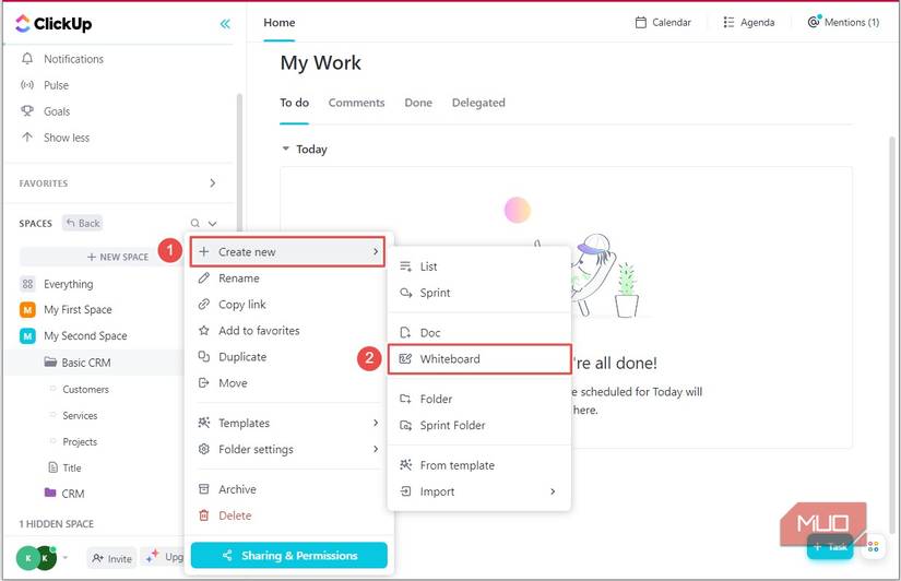 How to Use ClickUp Whiteboards