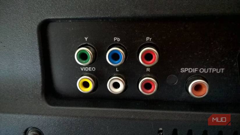 TV composite input ports
