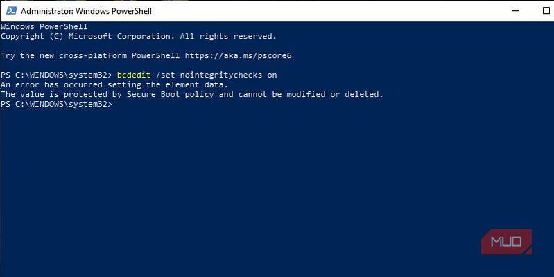 Command Powershell Secure Boot How to Disable Driver Signature Enforcement and Install Unsigned ...