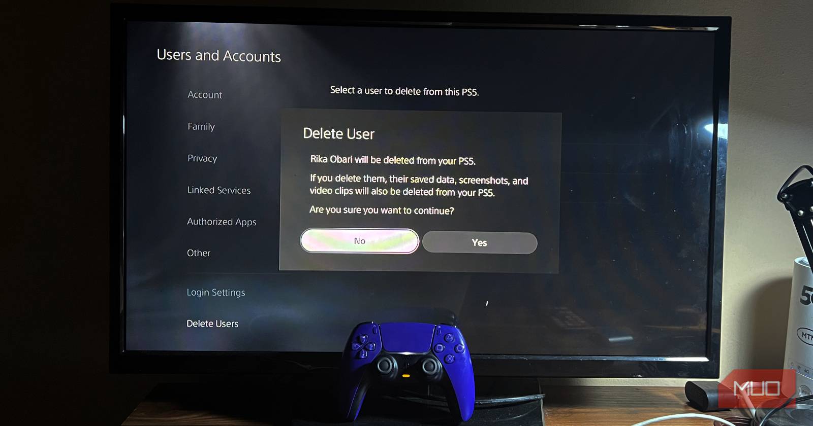 How to Delete PS5 User Accounts