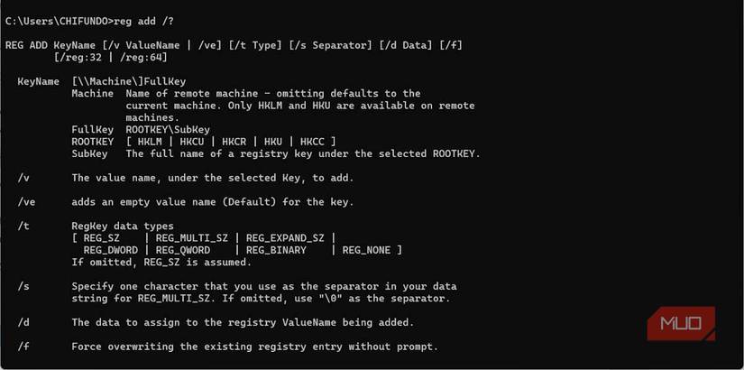 How to Edit the Windows Registry in the Command Prompt
