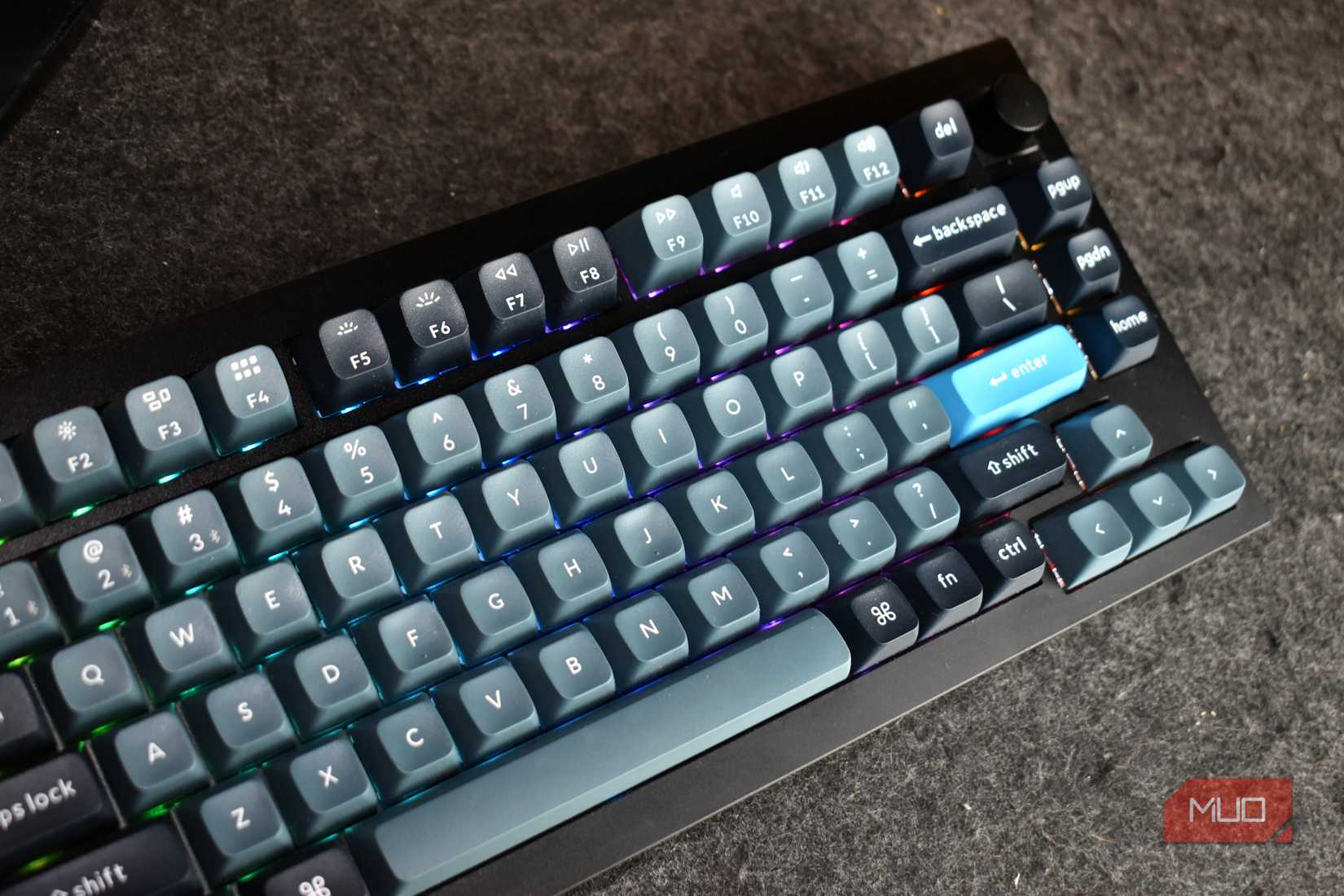 keychron q1 pro keyboard top down long view