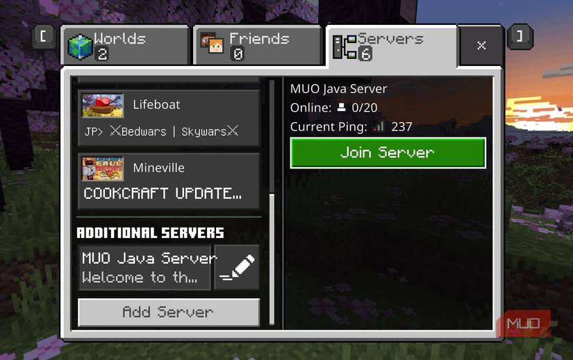 How to Join a Minecraft Java Server From Bedrock Using GeyserMC