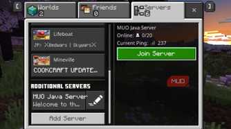 Joining Minecraft Java server from Bedrock