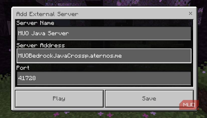 How to Join a Minecraft Java Server From Bedrock Using GeyserMC