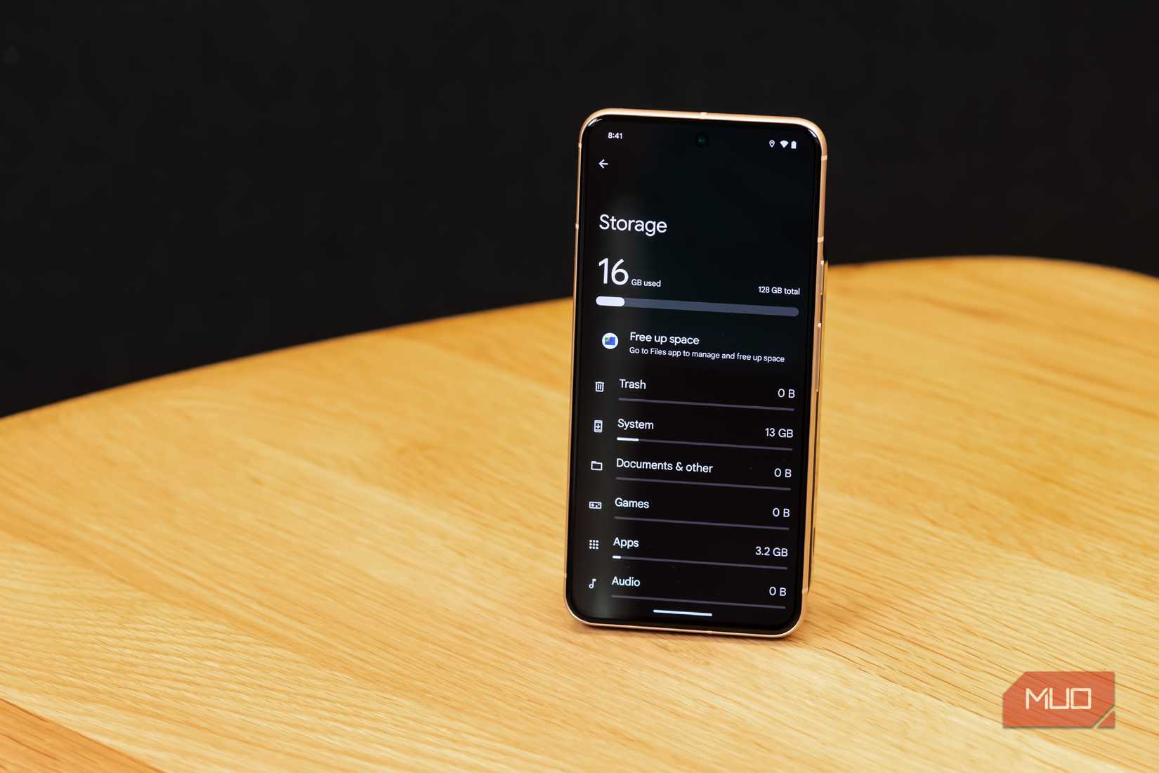Página de almacenamiento del Google Pixel 8