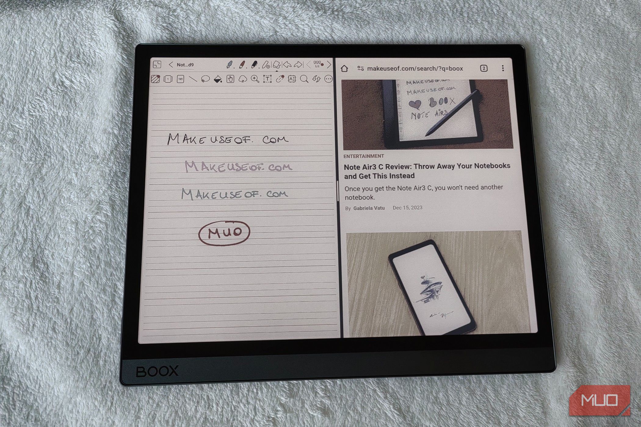 Boox Tab Ultra C Pro Review: An E-Ink Tablet for Productivity
