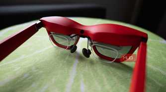 xreal air 2 review - custom lenses fitted