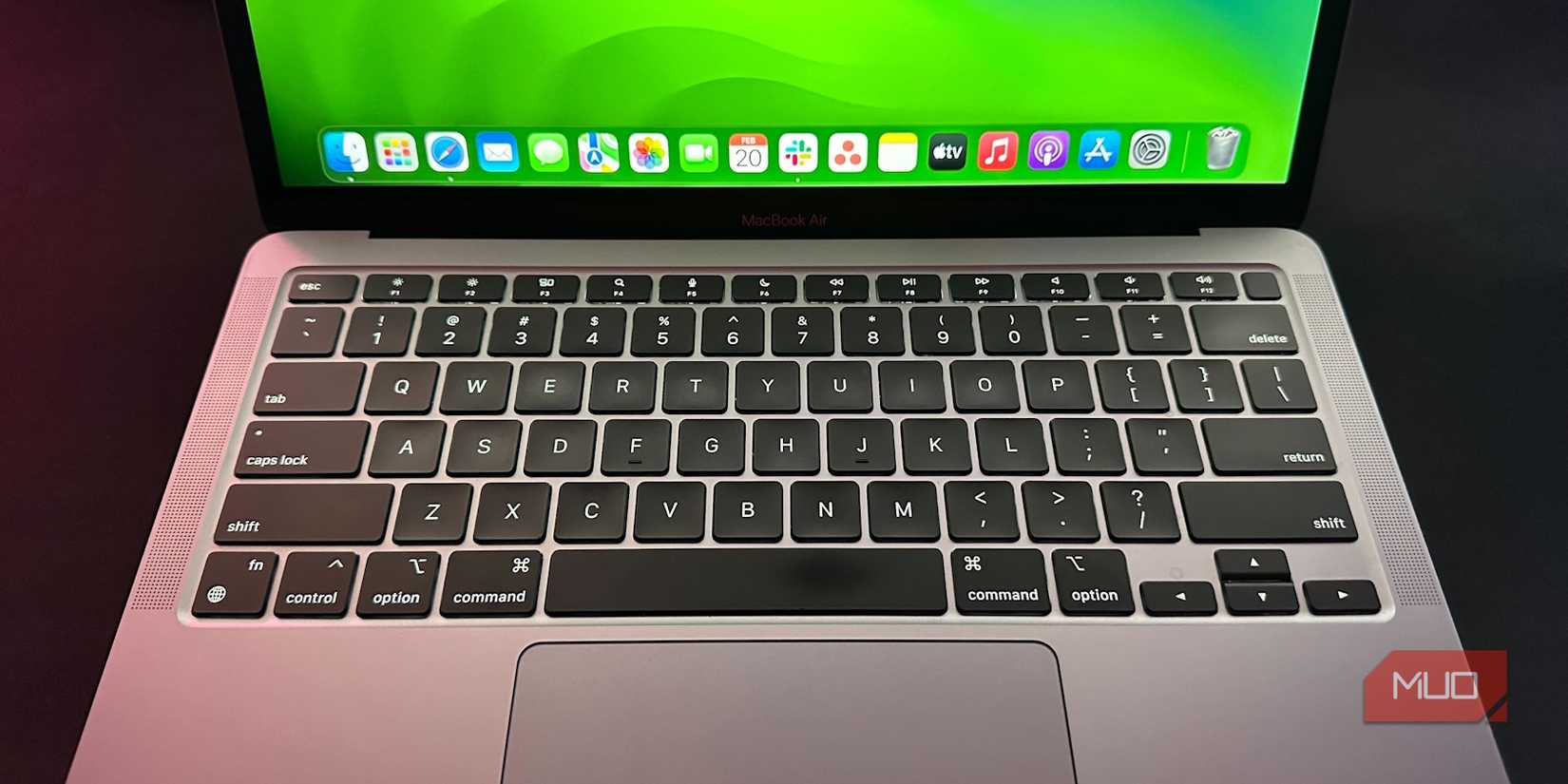 13-inch M1 MacBook Air on a desk