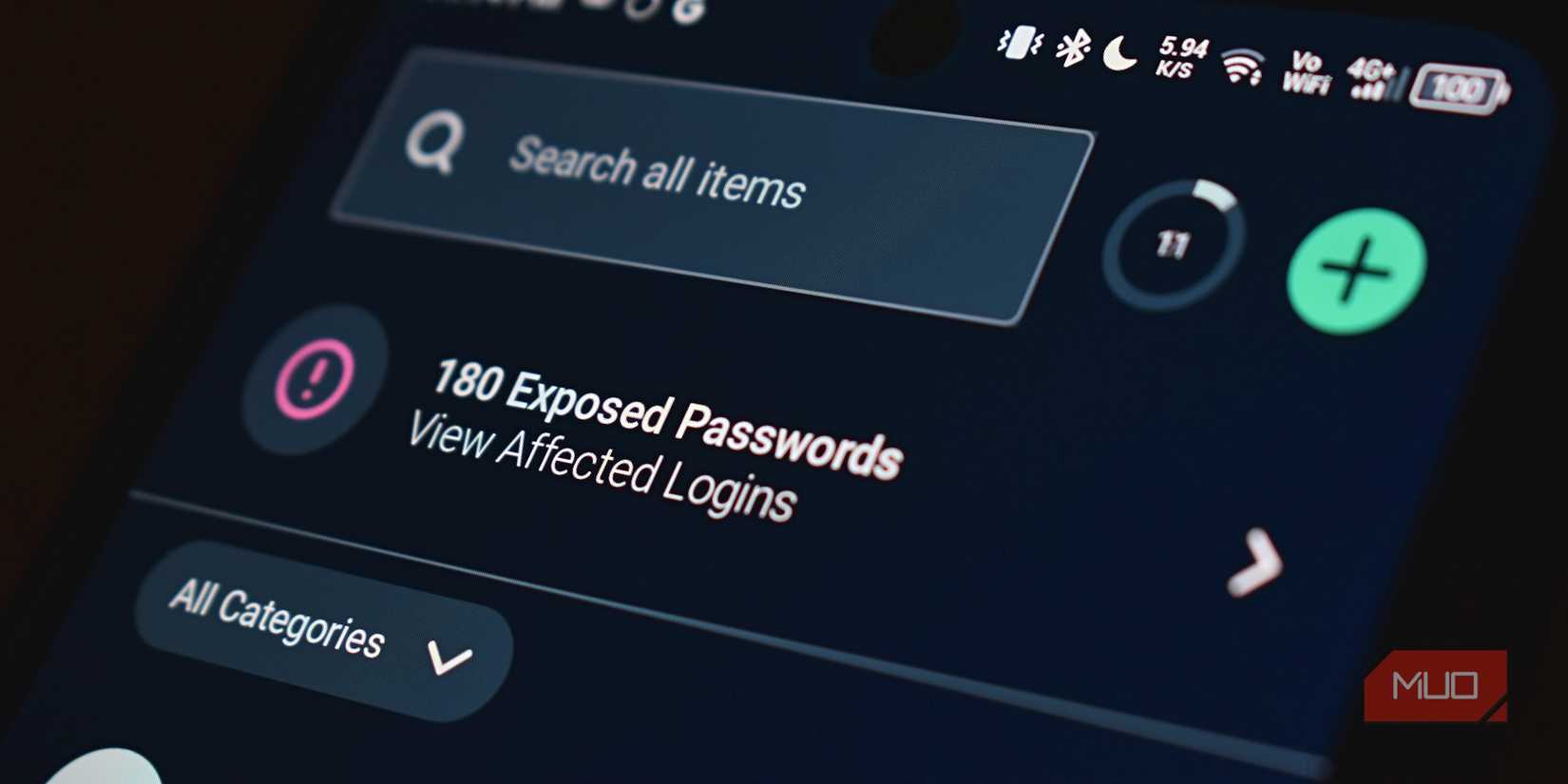 exposed password checker on smartphone screen