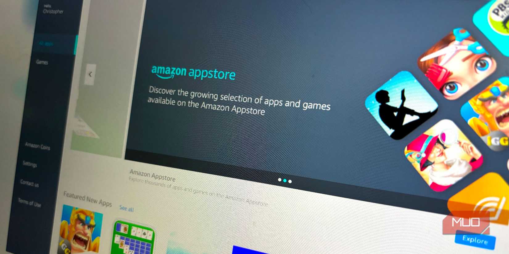 Amazon App Store on Windows 11 using the Windows Subsystem for Android