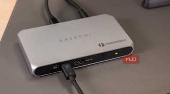 satechi thunderbolt 4 slim hub pro front