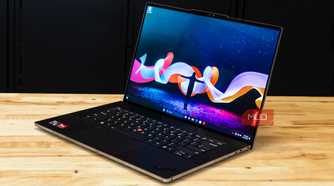 The background screen of the Lenovo ThinkPad Z16 Gen 2 AMD