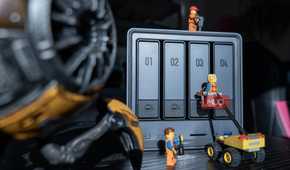 Ugreen DXP4800 Plus NAS with LEGO characters