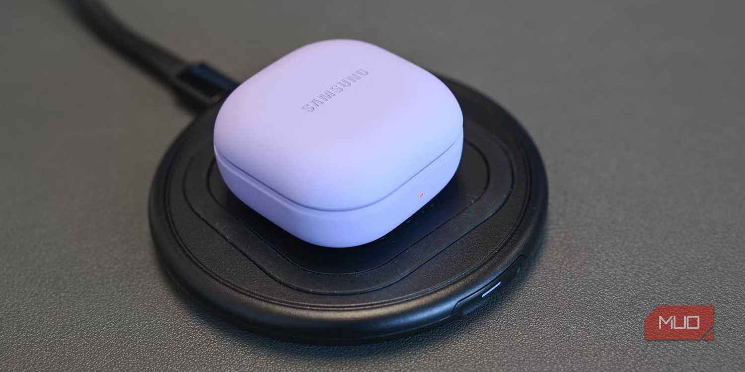 Galaxy Buds 2 Pro on a wireless charger