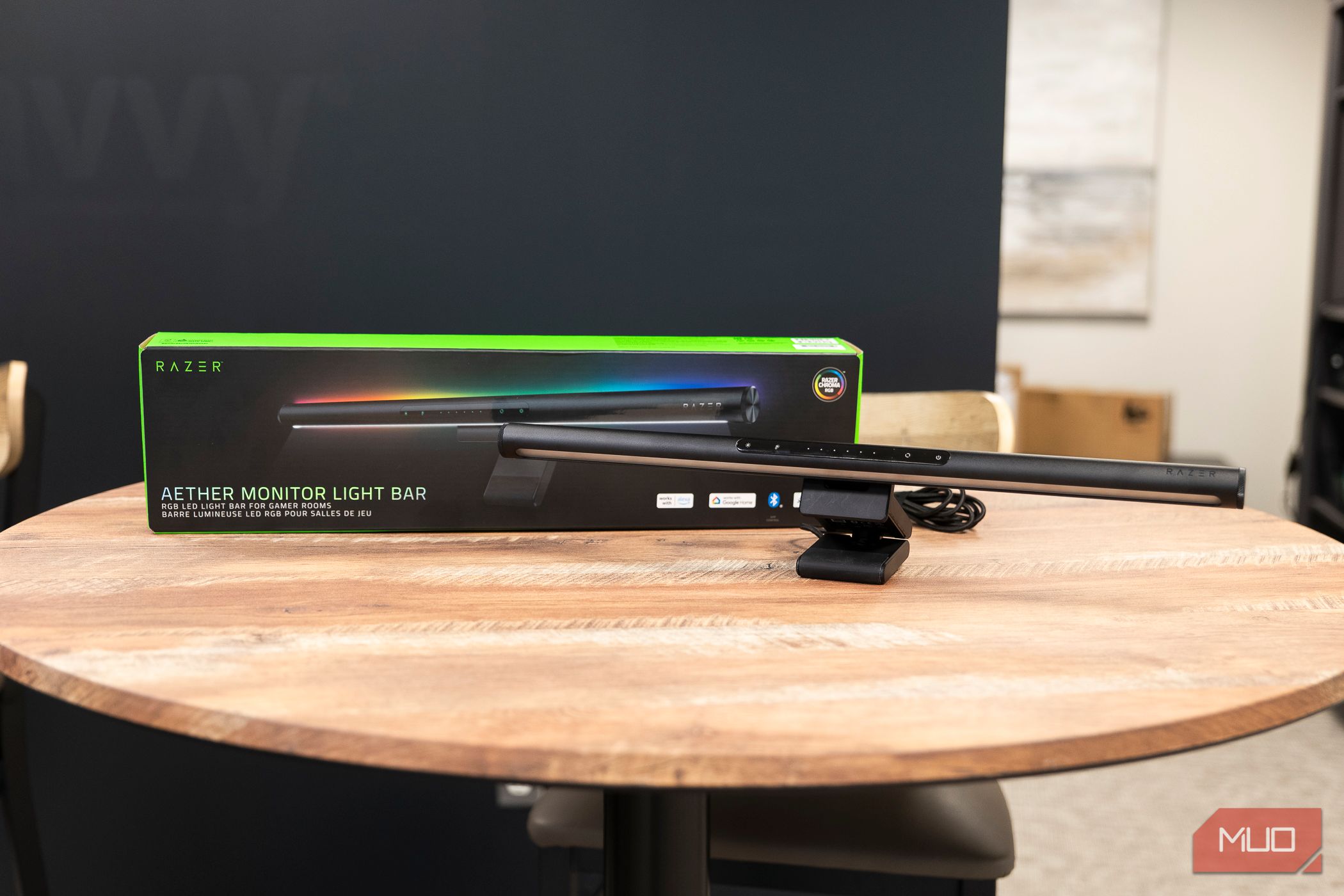 razer aether monitor light bar  ゲーミング Razer Aether Monitor LED Light Bar Front & Back Lighting