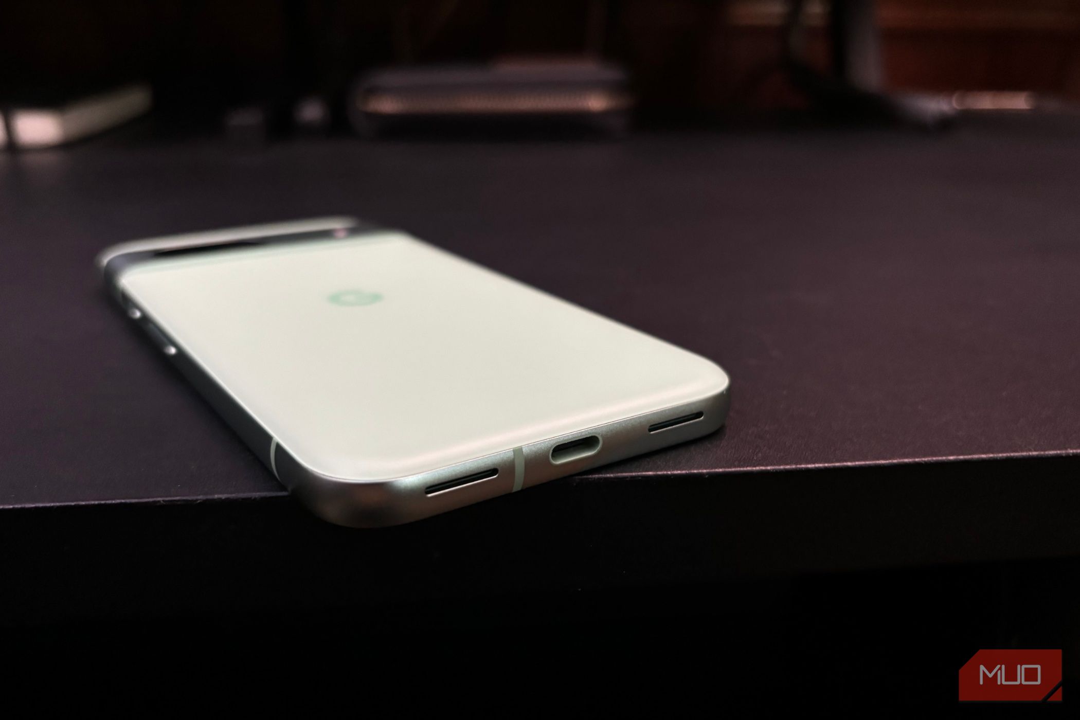 USB-C port on the Google Pixel 8a