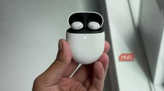 Pixel Buds Pro 2 Case opened in hand