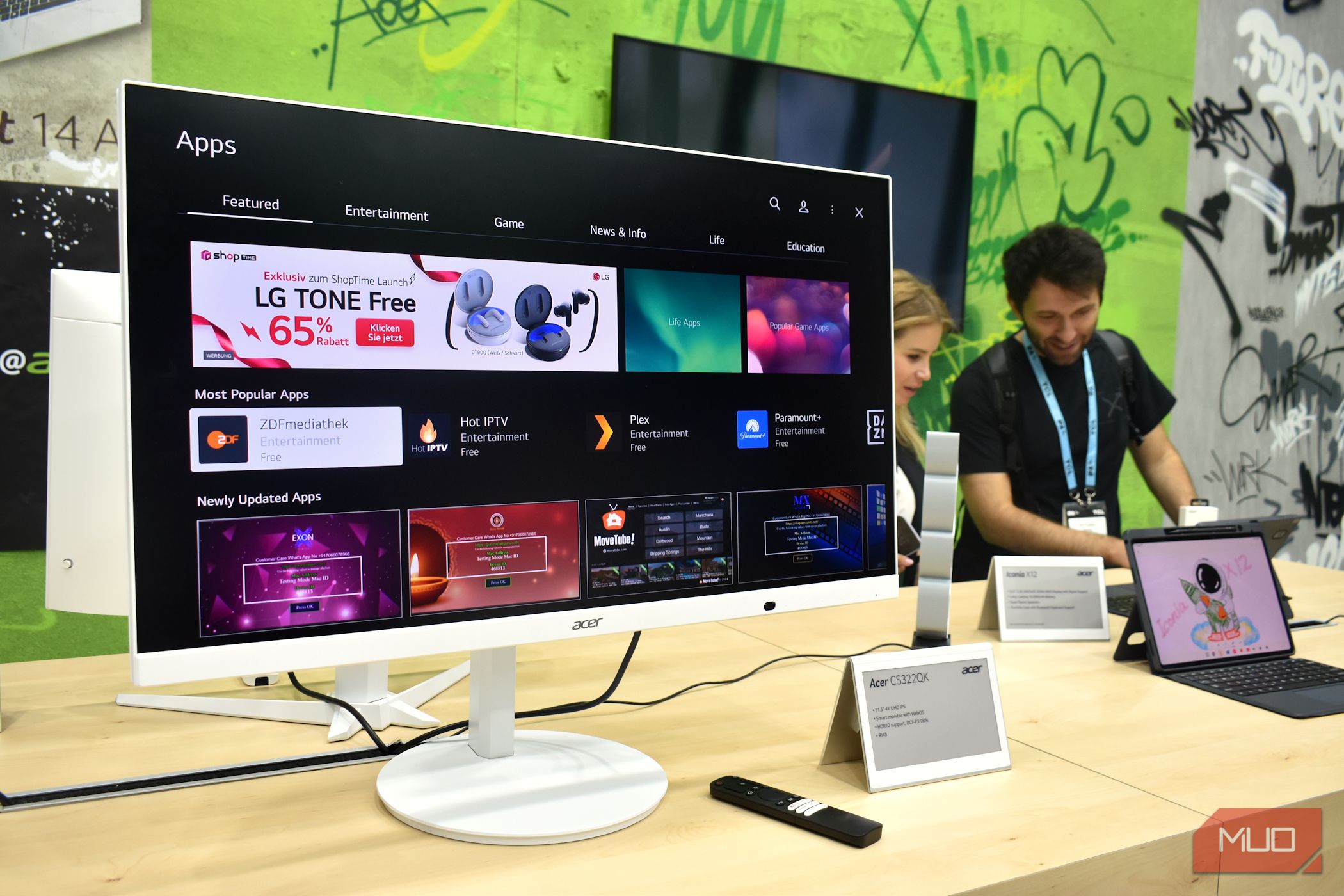 acer smart monitor at ifa 2024 wide view