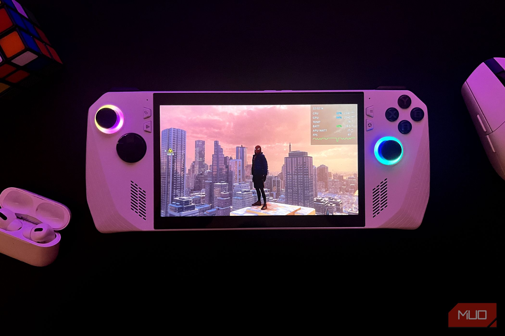 I own 3 PC gaming handhelds, and this is the one I barely use