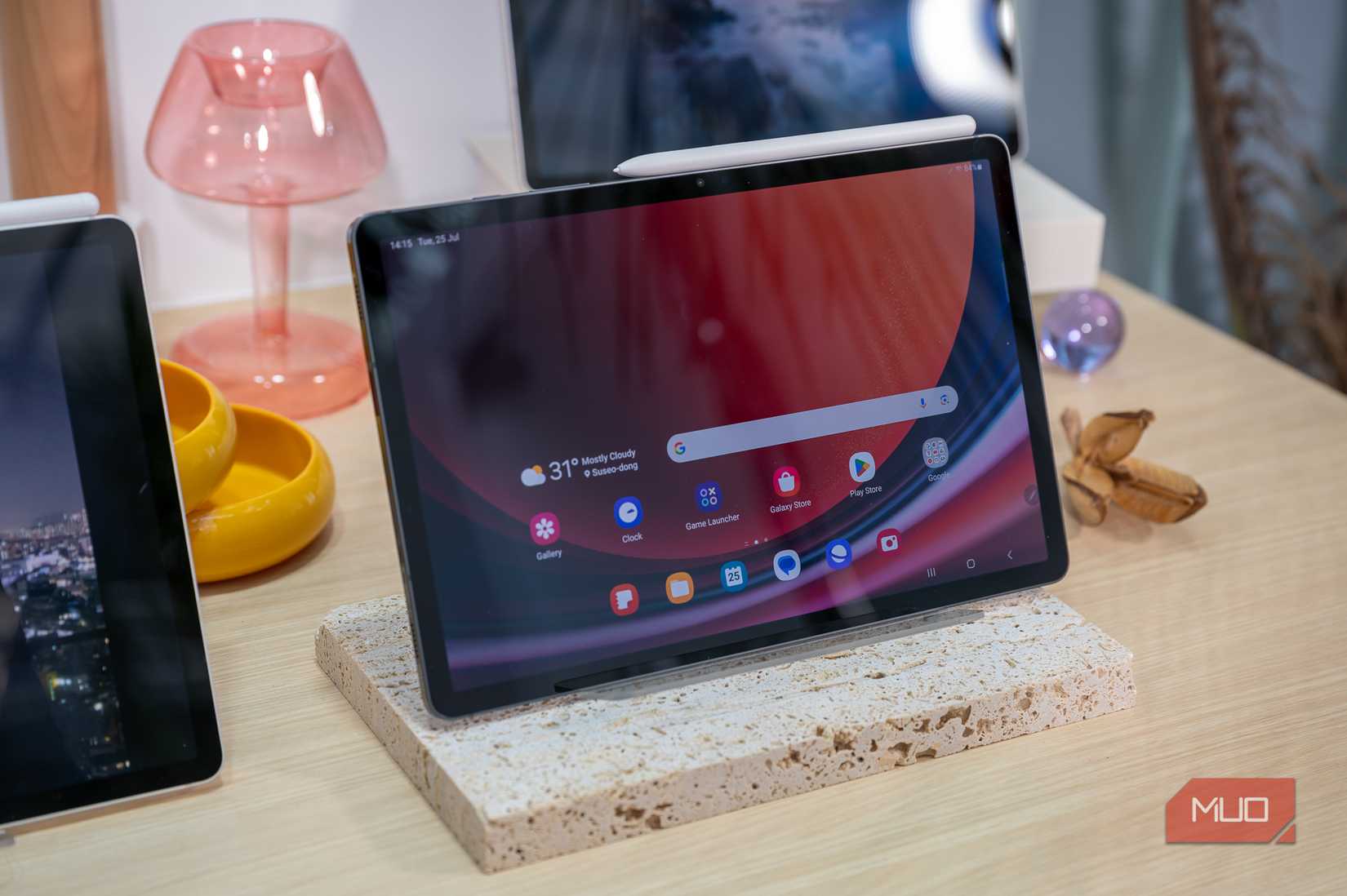 Samsung Galaxy Tab S9 showing its home screen