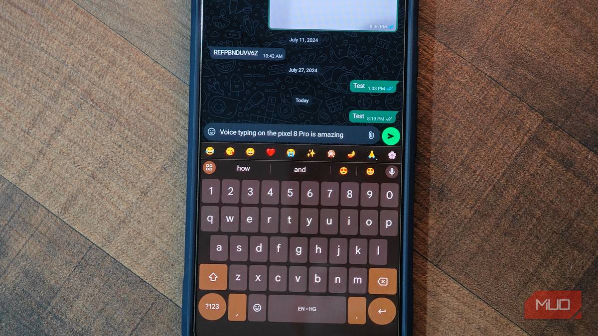 Android users have access to several built-in text entry methods