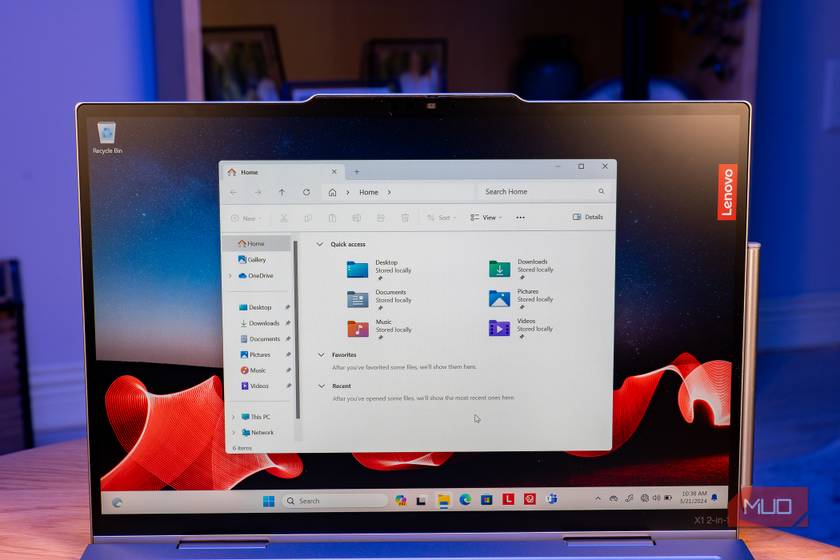 File Explorer open on Windows laptop.