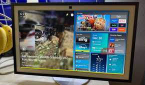 The Amazon Echo Show Home Screen.