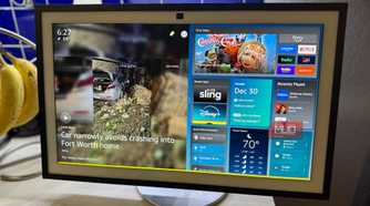 The Amazon Echo Show Home Screen.