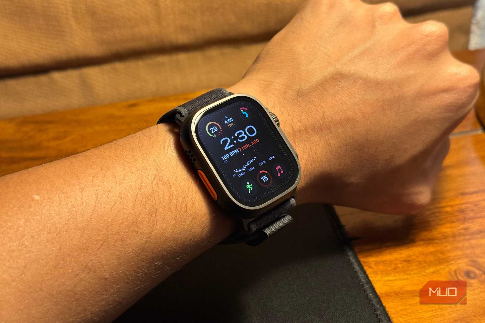 Apple Watch Ultra 2 Black Titanium on wrist