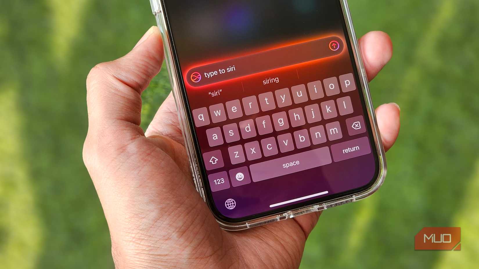 استفاده از تایپ برای سیری در آیفون.