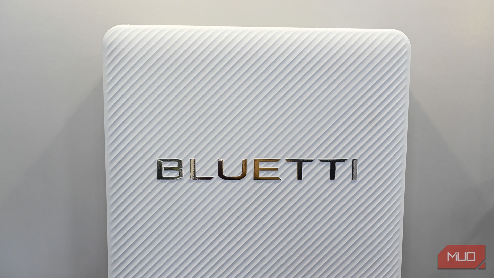 The Bluetti logo on the Energy Pro 6K device