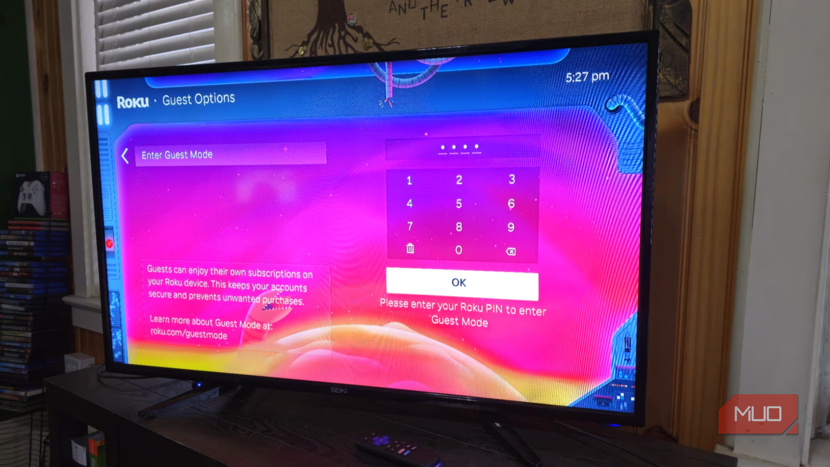 Enabling Guest Mode on Roku Express 4K streaming device