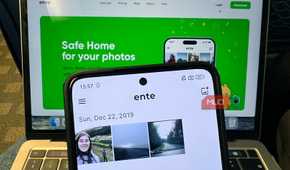 Ente Photos on Android and MacBook