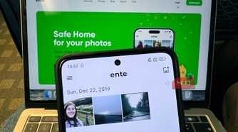 Ente Photos on Android and MacBook