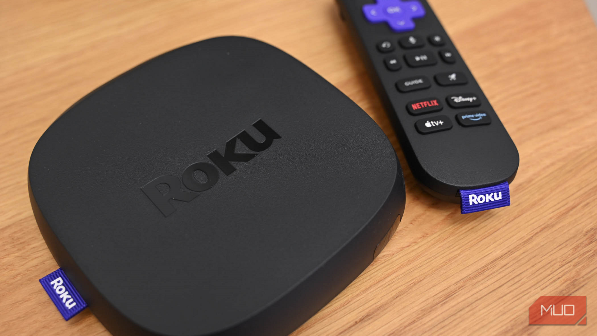 The Roku Ultra next to the Voice Remote Pro