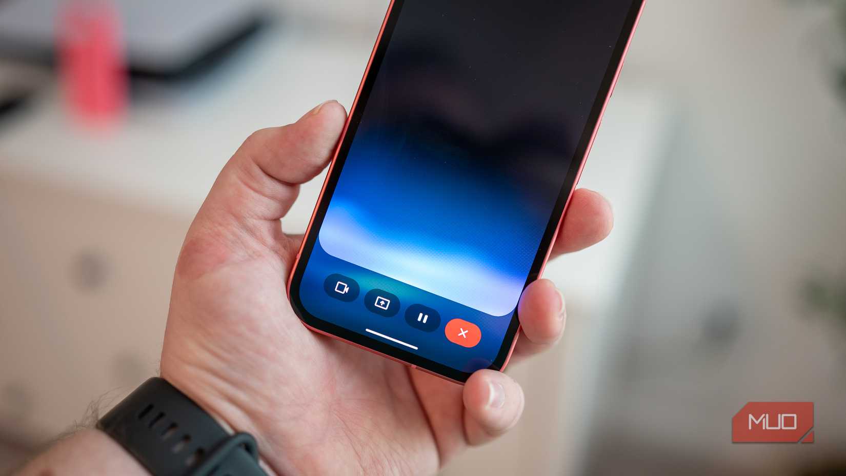Gemini Live running on the Google Pixel 9a.