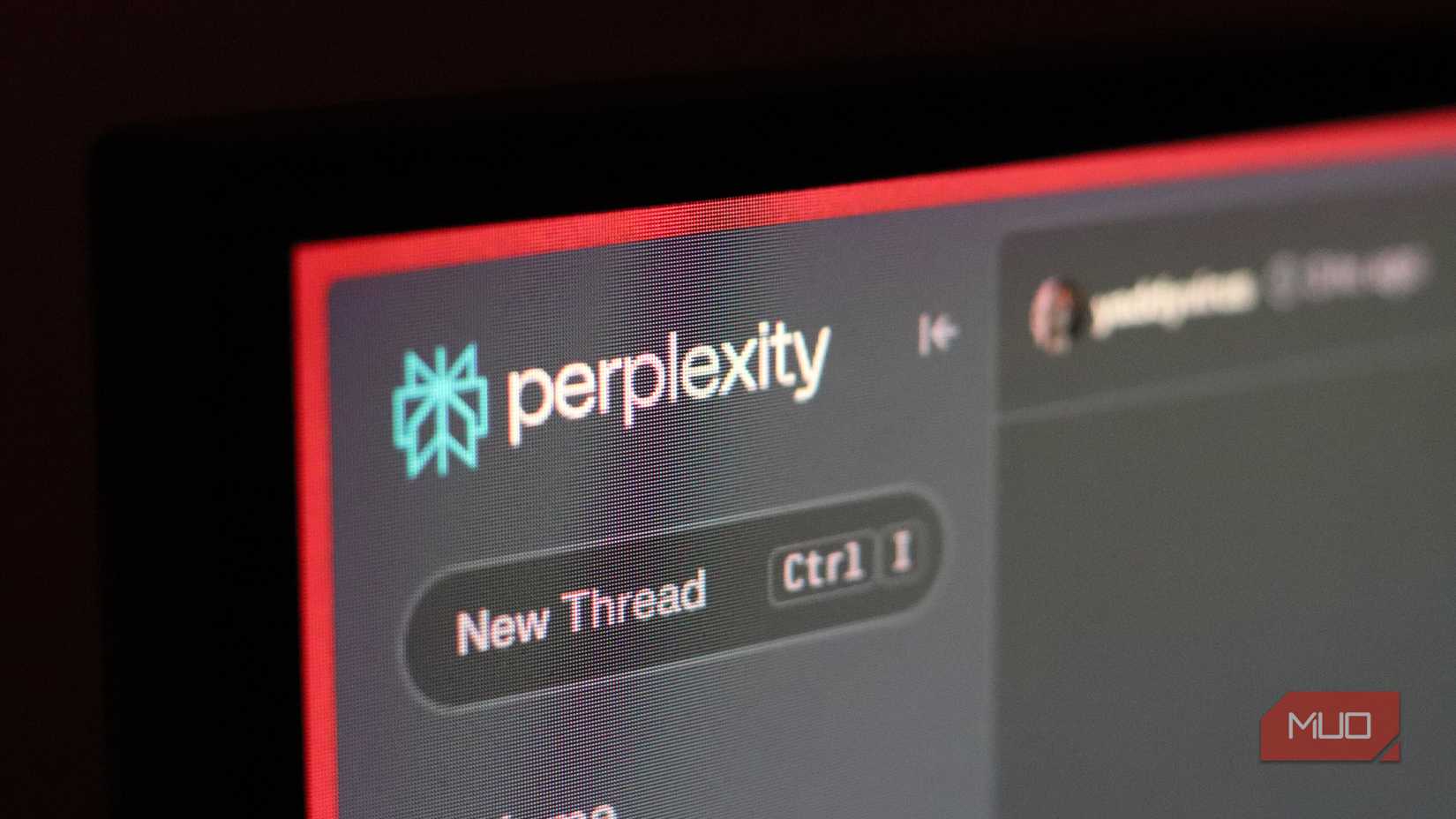 Perplexity website open in a browser