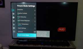 More picture mode settings on Hisense smart TV.